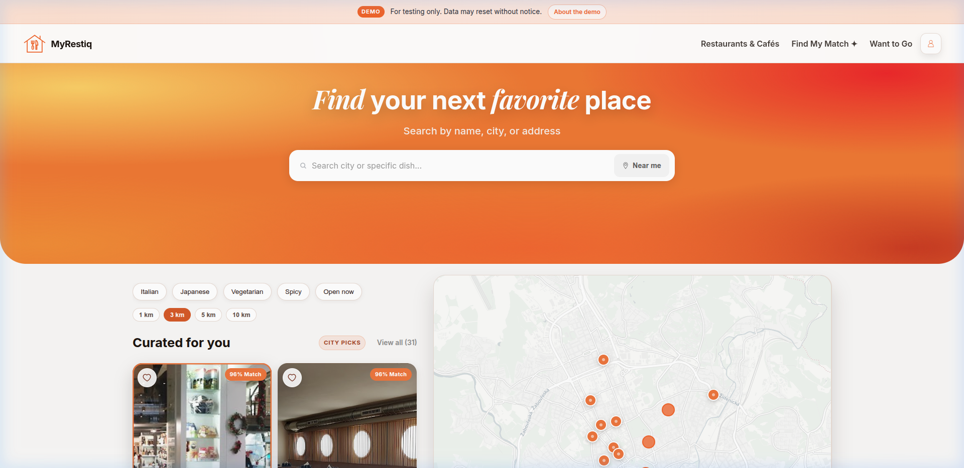 MYRESTIQ screenshot 1