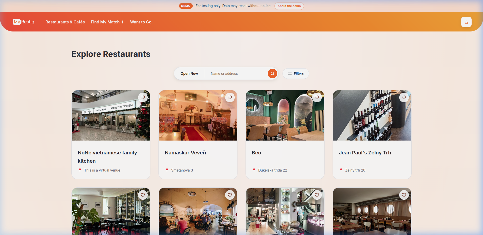 MYRESTIQ screenshot 2